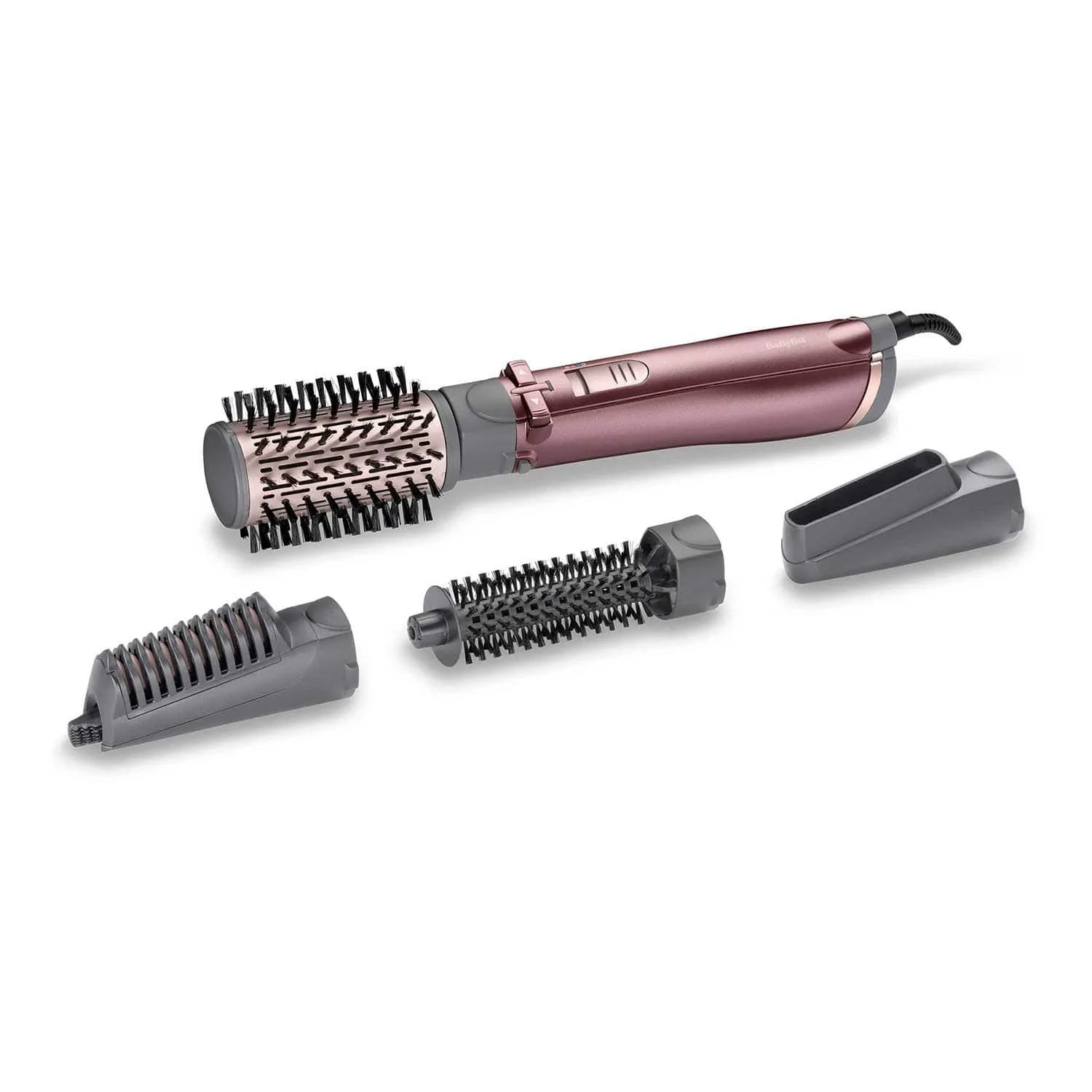 BaByliss Rotating Air Styler Brush with Interchangeable Attachments