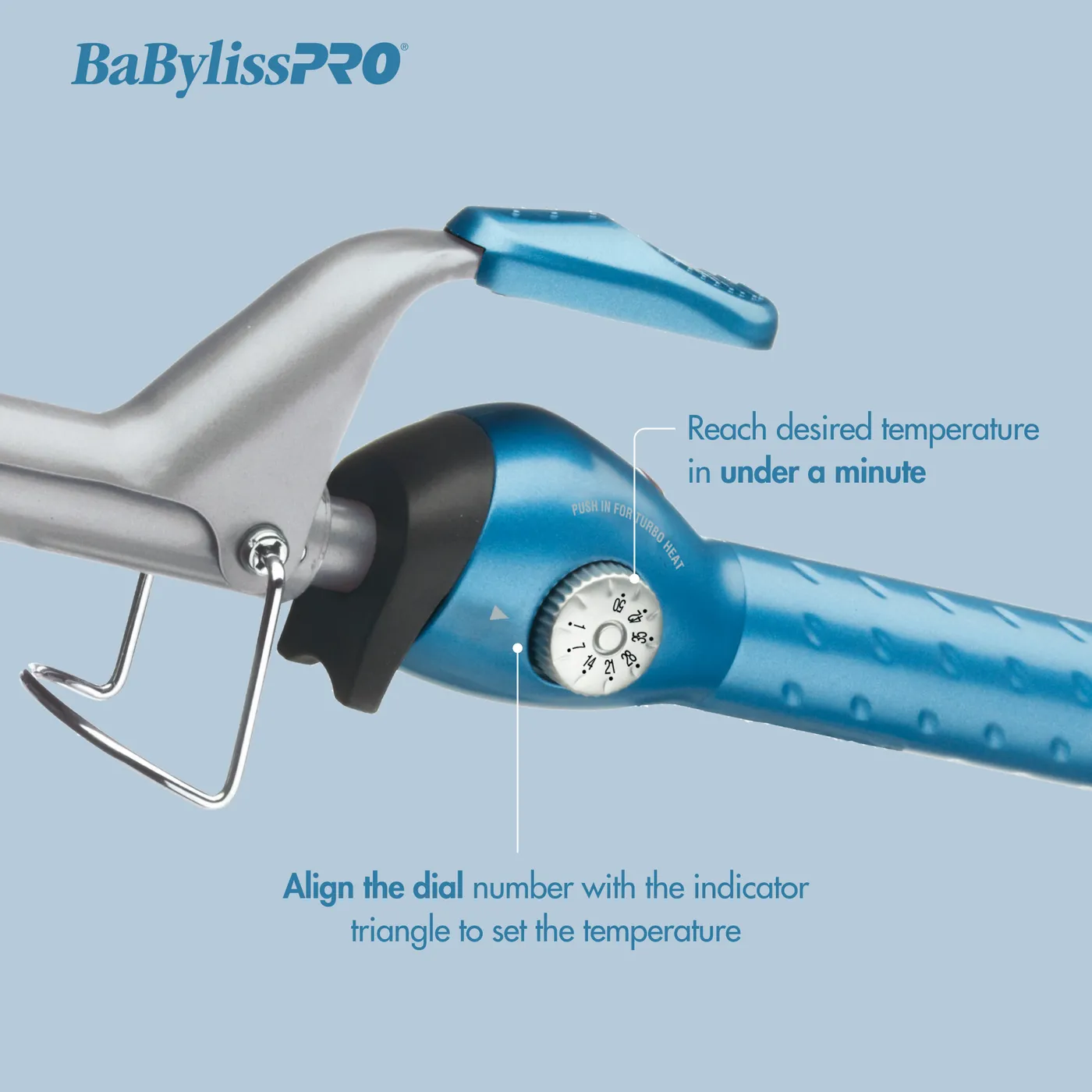 BaBylissPro Nano Titanium 1½" Spring Curling Iron