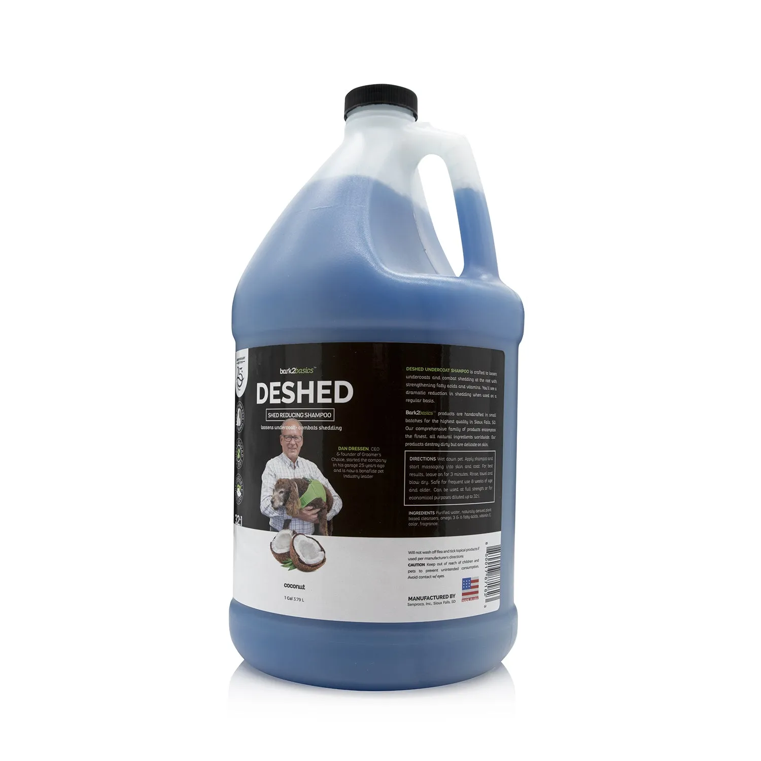 Bark 2 Basics Deshedding Shampoo Gallon