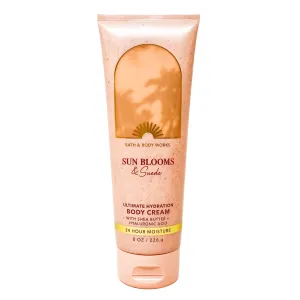 Bath and Body works ￼ sone blossom ￼& suede ultimate hydration body cream ￼