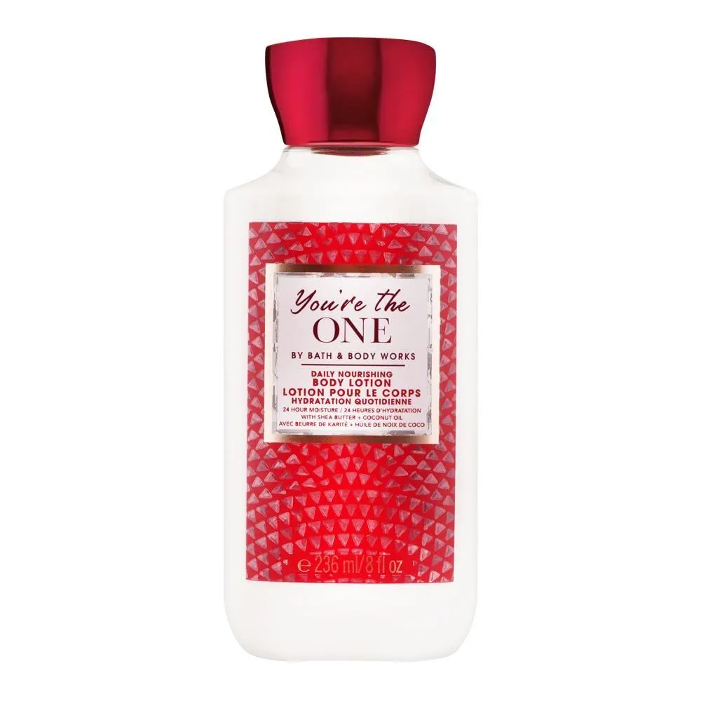 BATH AND BODY WORKS You're the one Daily Nourishing Body Lotion With Shea Butter   Coconut Oil 24 Hours Moisture