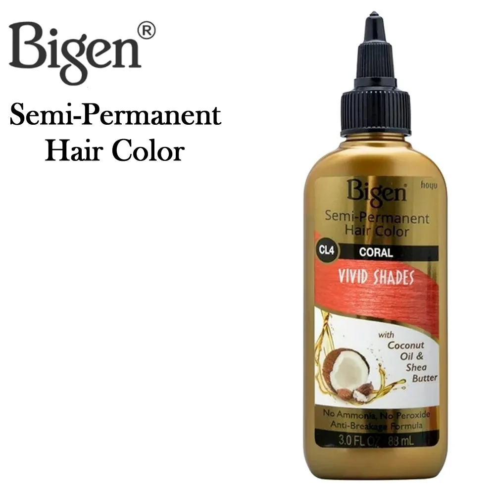 Bigen Semi-Permanent Hair Color, 3 oz