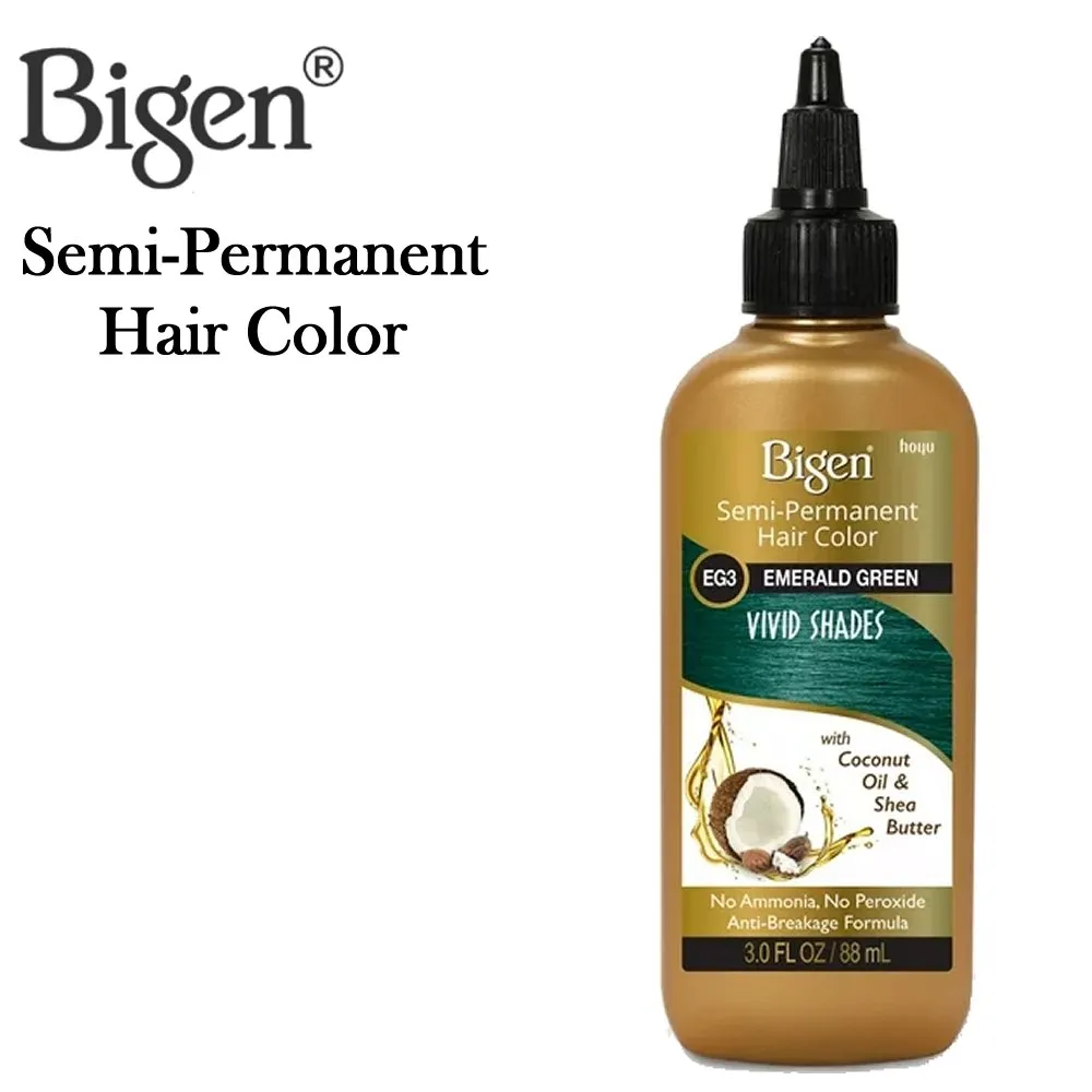 Bigen Semi-Permanent Hair Color, 3 oz