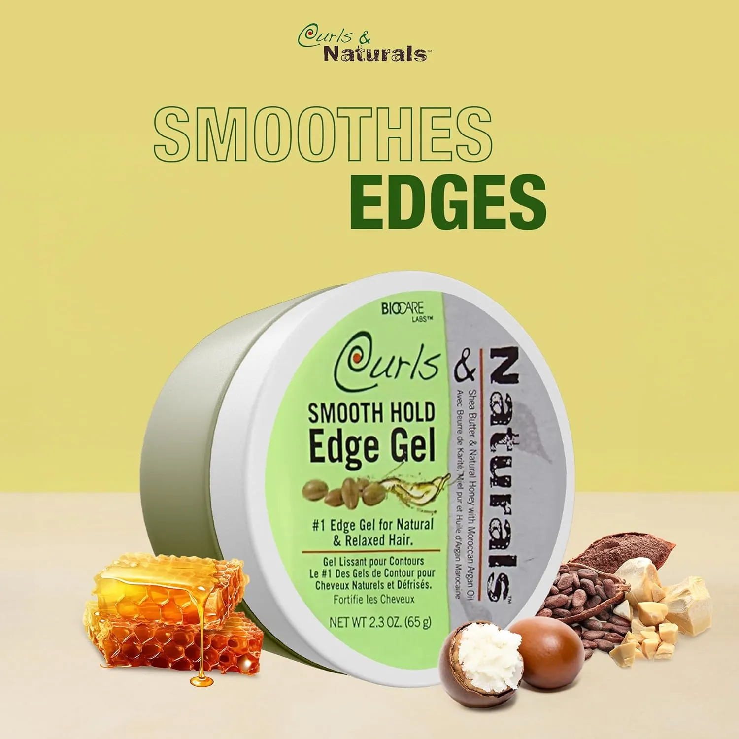 BioCare Curls And Naturals Smooth Hold Edge Gel 65g