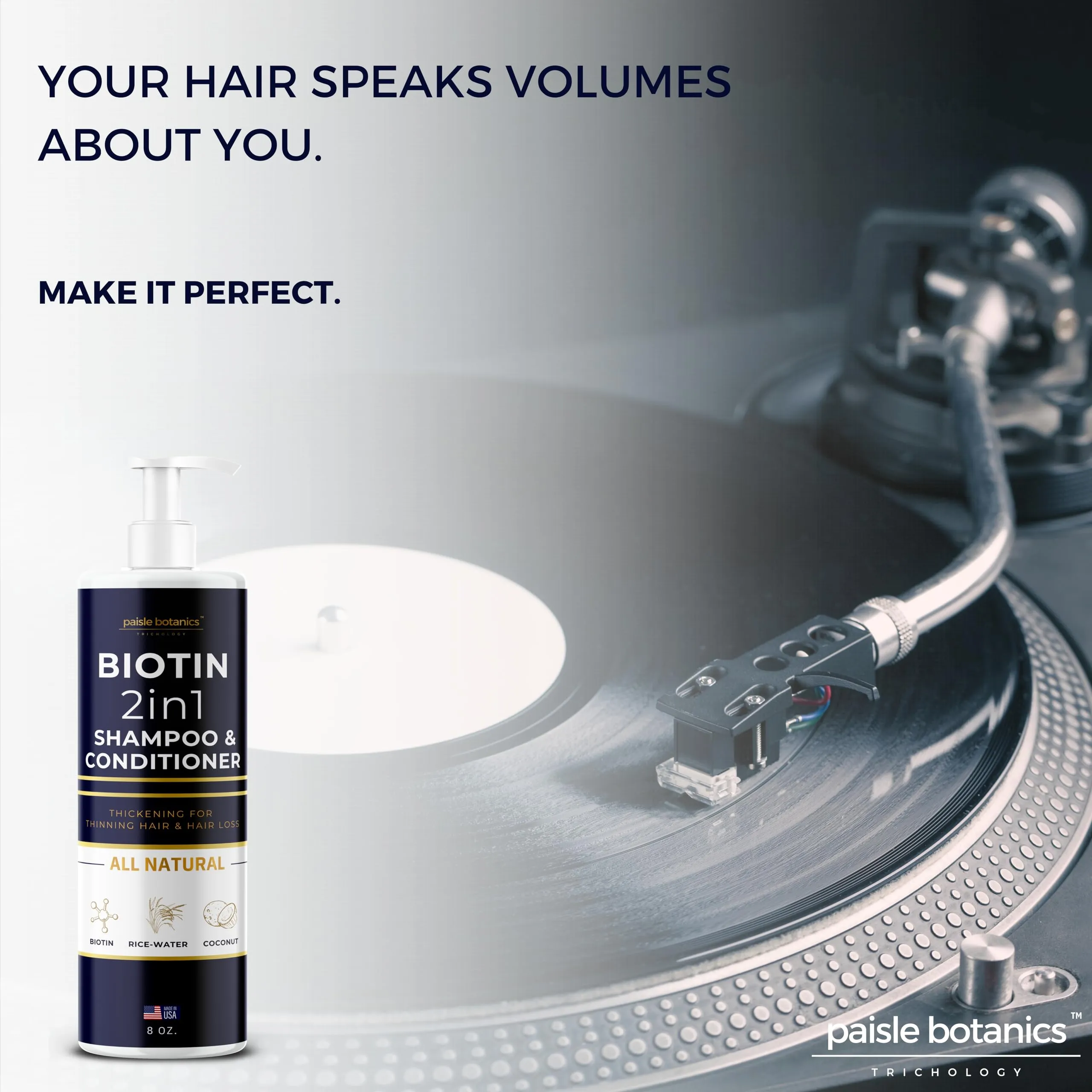 Biotin 2 in 1 Shampoo and Conditioner Men & Women Biotin Shampoo and Conditioner for Thinning Hair Treatment Women & Mens Shampoo and Conditioner 2 in 1 Biotin for Hair Growth Shampoo Conditioner Set