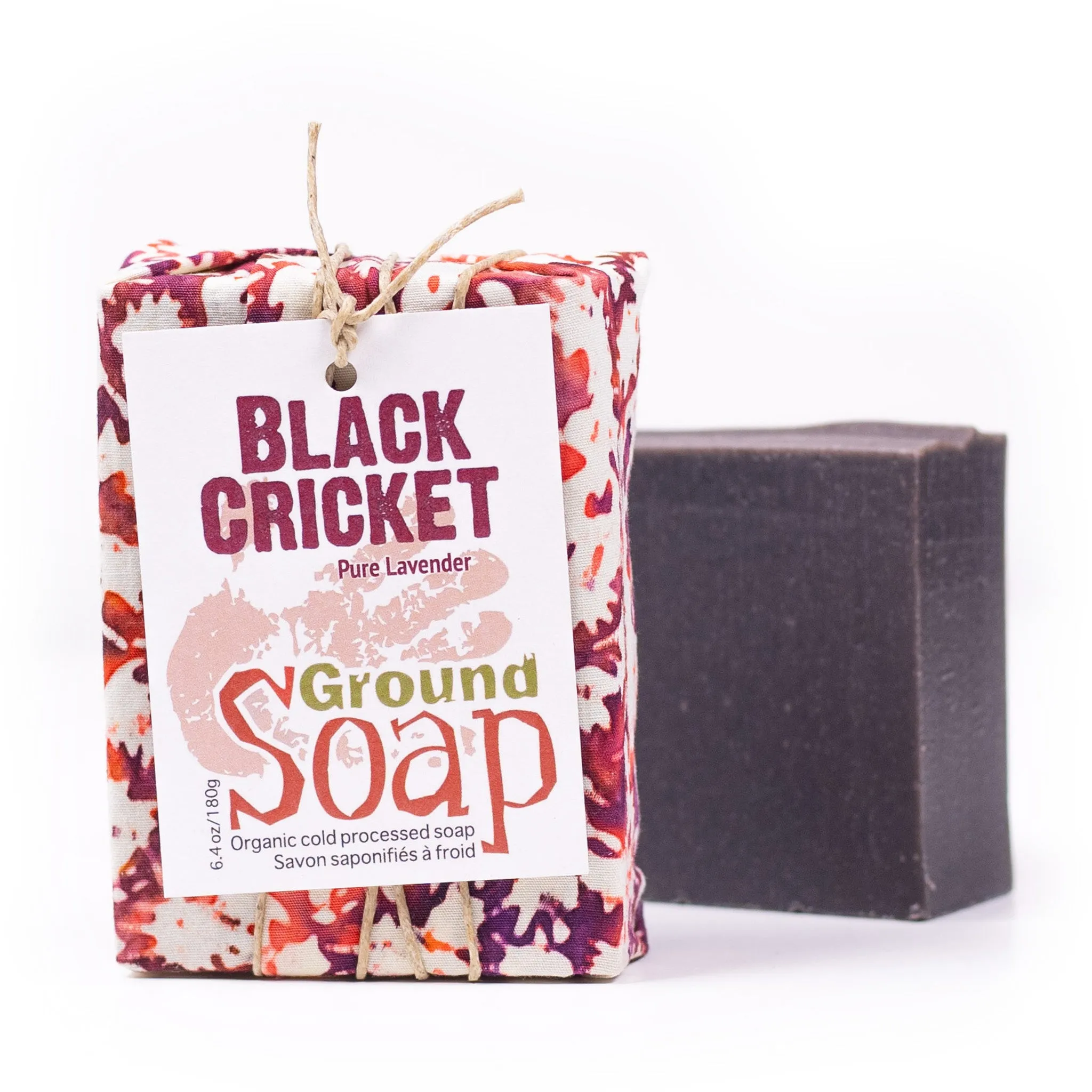BLACK CRICKET - Rich and Relaxing Lavender - Extra Large Organic Bar Soap