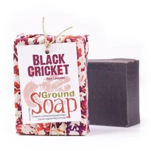 BLACK CRICKET - Rich and Relaxing Lavender - Extra Large Organic Bar Soap