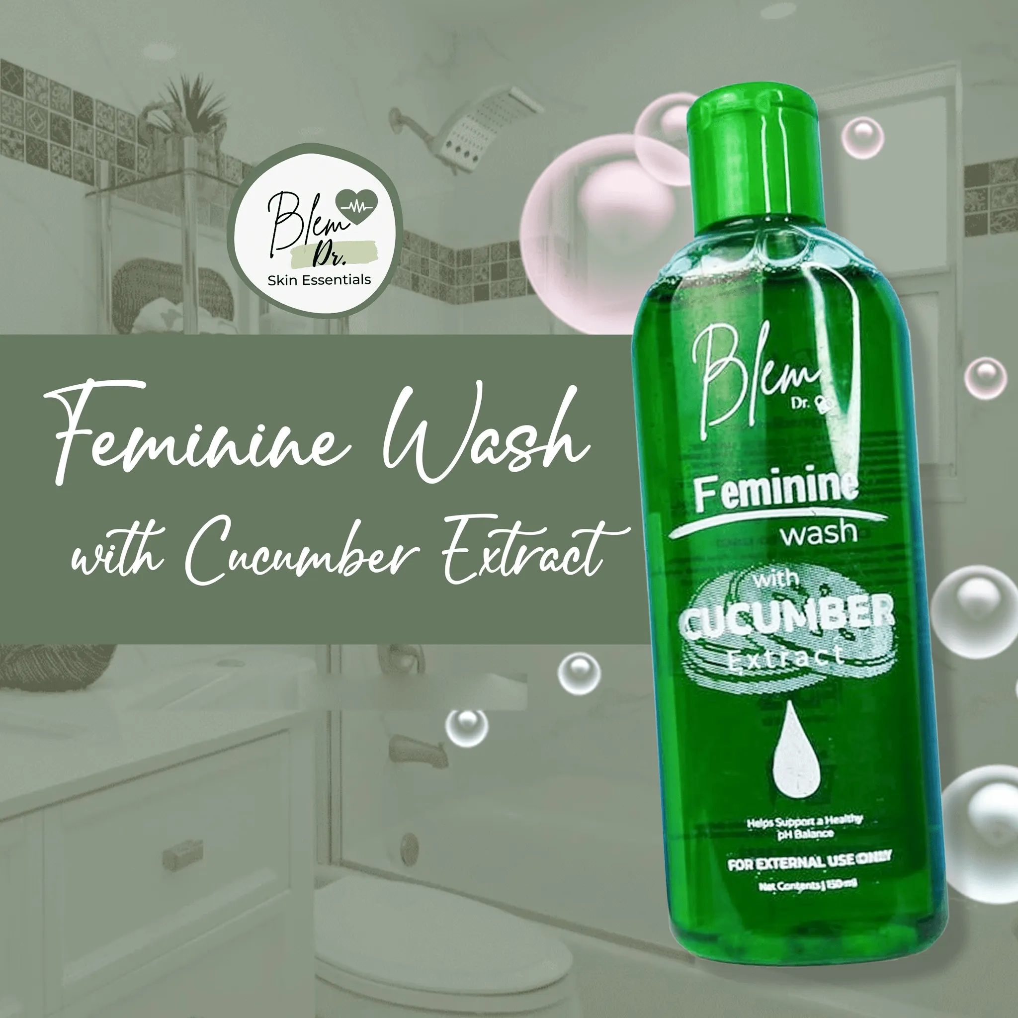 Blem Dr Feminine Wash With Cucumber Extract - 150ml