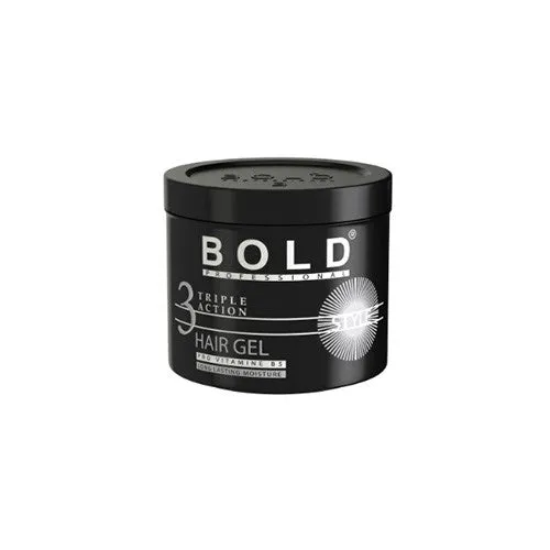 Bold Hair Gel Style Grey