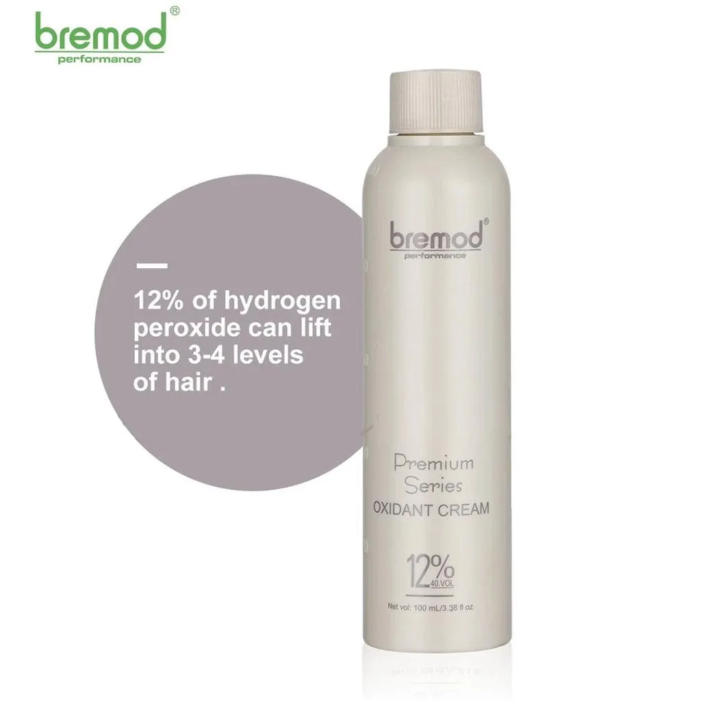 Bremod Performance 8.17 Milk Tea Ash Hair Color   Oxidant Cream 12% - 100ml 100ml