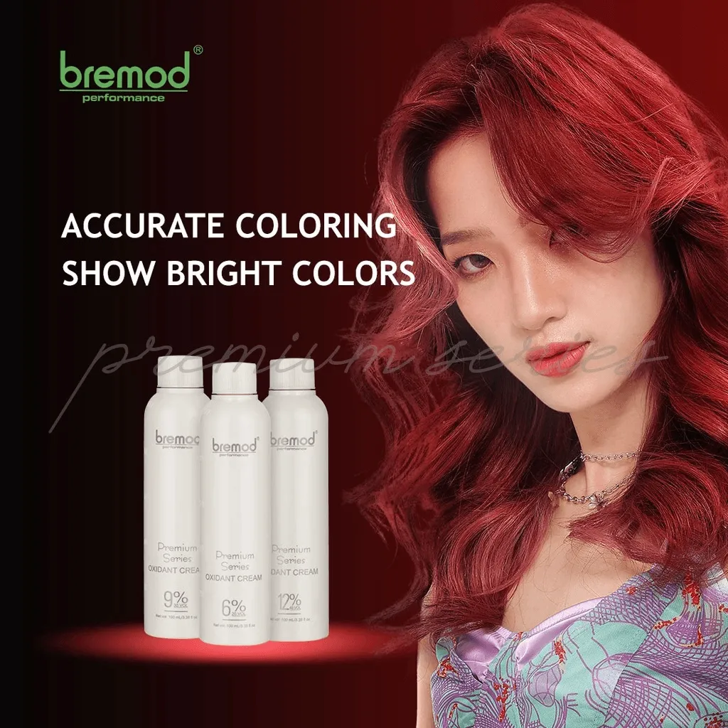Bremod Performance 8.17 Milk Tea Ash Hair Color   Oxidant Cream 12% - 100ml 100ml