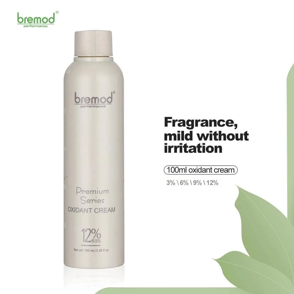 Bremod Performance 8.17 Milk Tea Ash Hair Color   Oxidant Cream 12% - 100ml 100ml