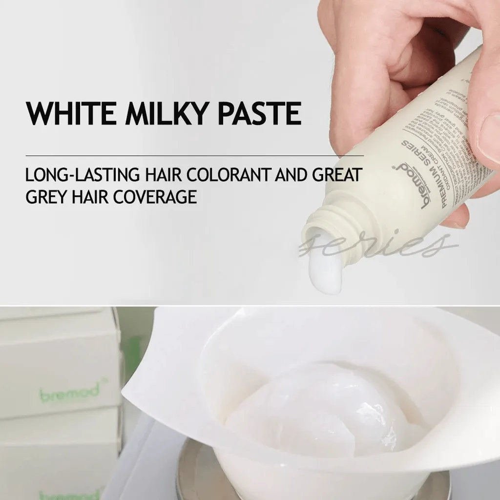 Bremod Performance 8.17 Milk Tea Ash Hair Color   Oxidant Cream 12% - 100ml 100ml
