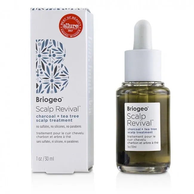 BRIOGEO Scalp Revival charcoal   tea tree scalp treatment زيت معالج الشعر