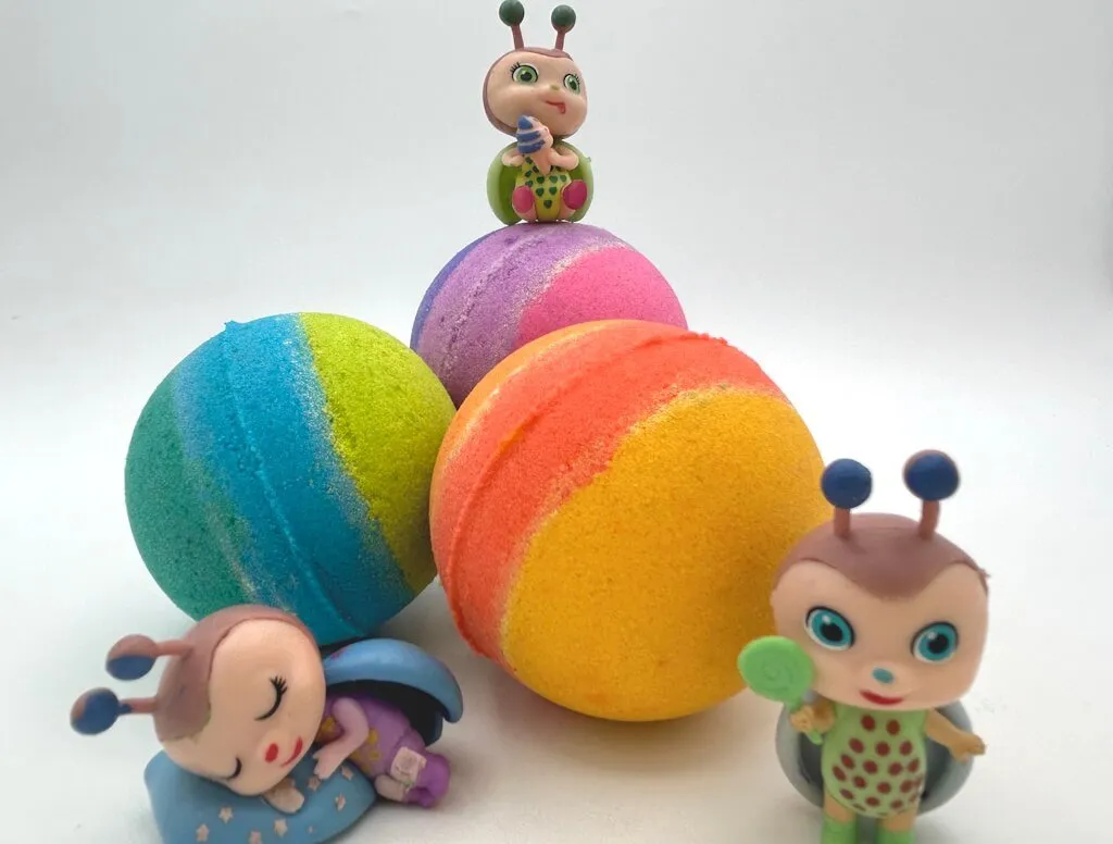 Bug Fairy Kids Bath Bomb with Toy Fairy Inside