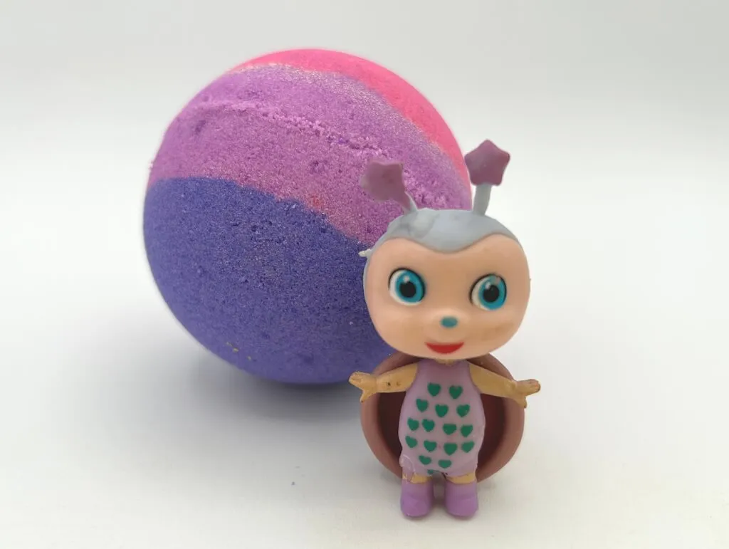 Bug Fairy Kids Bath Bomb with Toy Fairy Inside