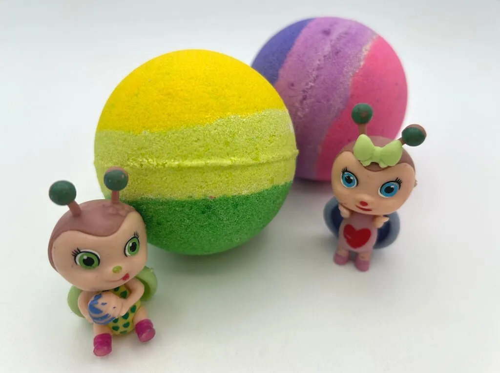 Bug Fairy Kids Bath Bomb with Toy Fairy Inside