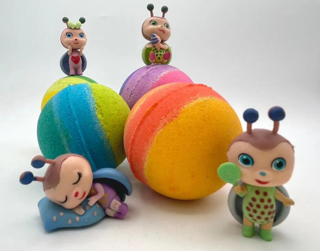 Bug Fairy Kids Bath Bomb with Toy Fairy Inside
