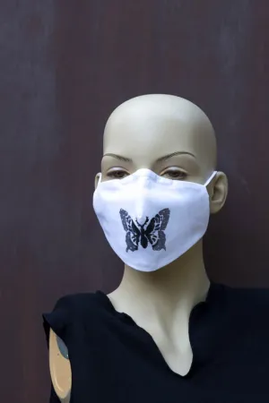 Butterfly Printed Face Mask