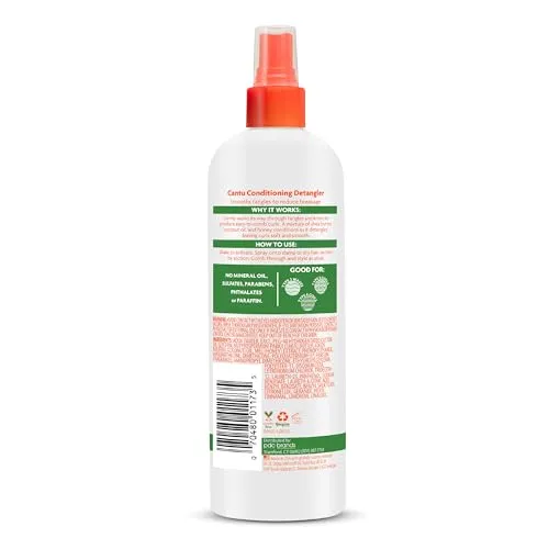 Cantu Care for Kids Haircare Regimen Set with Large Size Shampoo   Conditioner   Detangler   Leave-In Conditioner (Pack of 4)