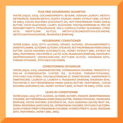 Cantu Care for Kids Haircare Regimen Set with Large Size Shampoo   Conditioner   Detangler   Leave-In Conditioner (Pack of 4)
