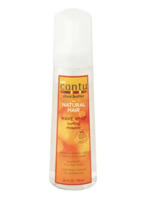 Cantu Shea Butter for Natural Hair Wave Whip Curling Mousse 8.4oz