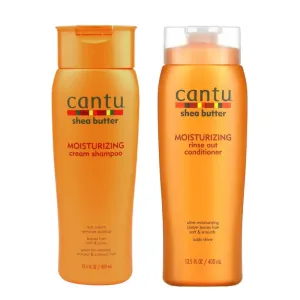 Cantu Shea Butter Moisturizing Shampoo   Conditioner Bundle