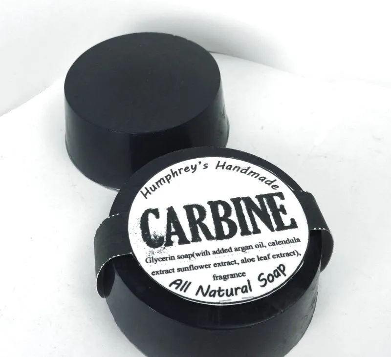 CARBINE Soap | Gun Oil Scent | Beard Wash | Glycerin Shave Soap