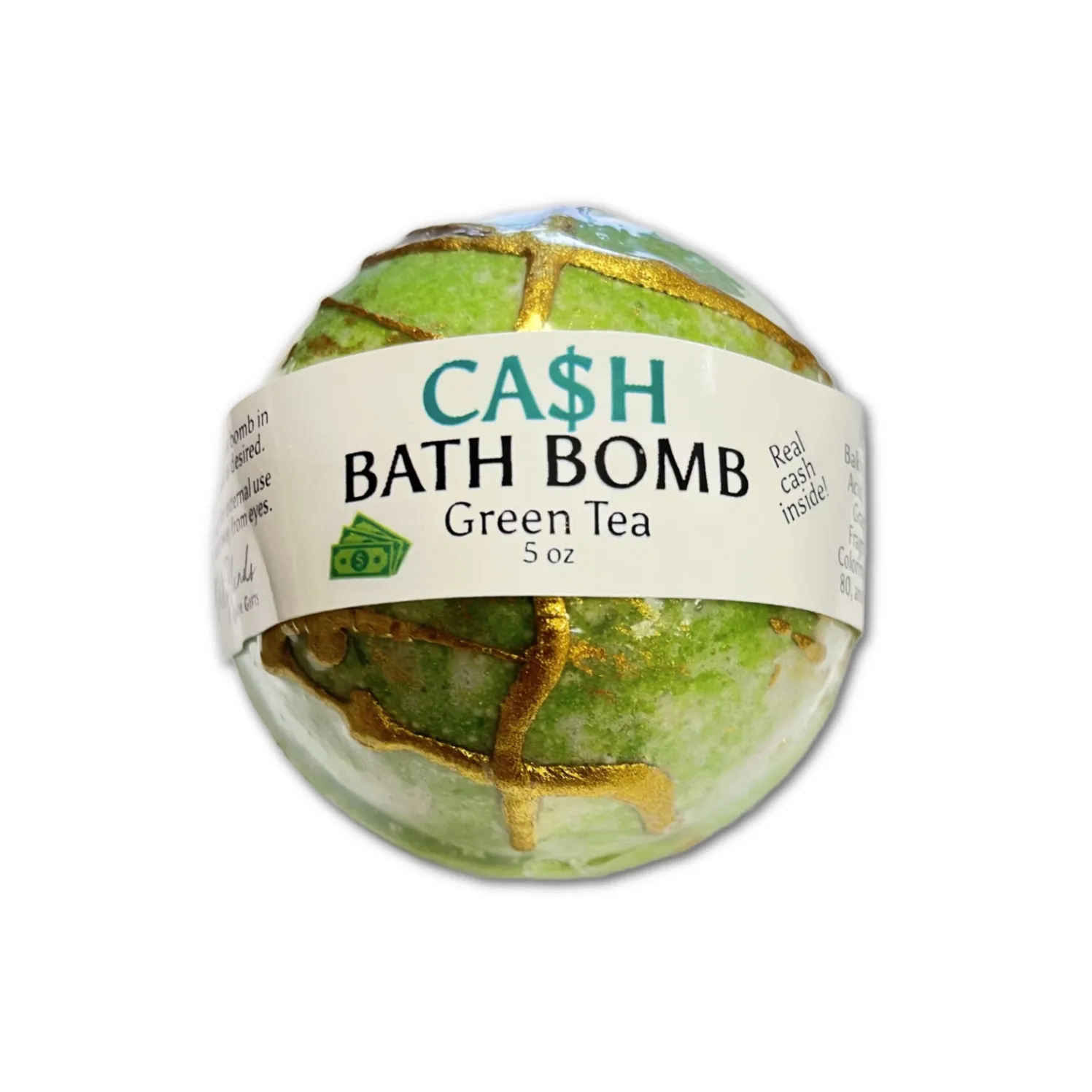 Cash Money Bath Bombs: Bamboo Teak (Pink)