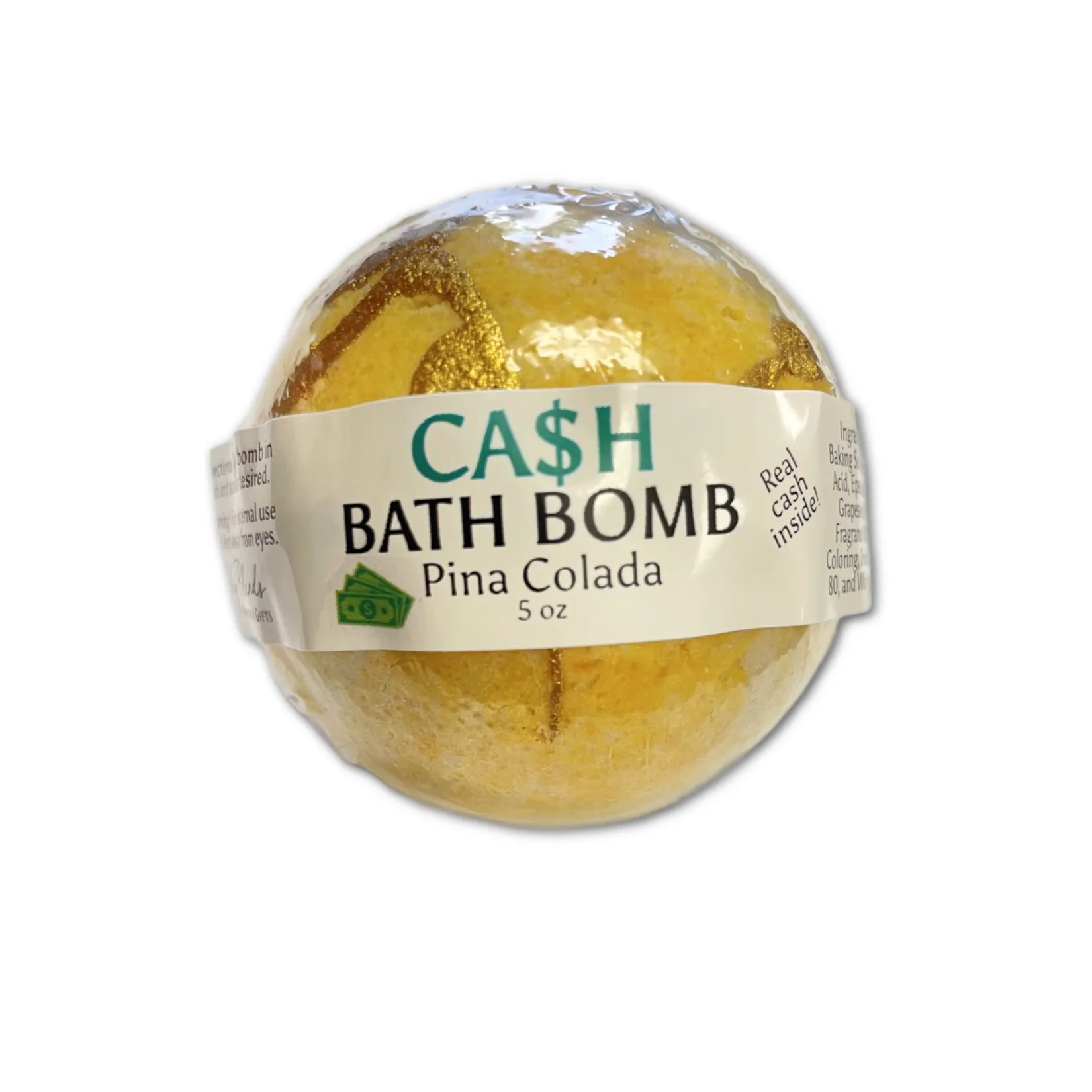 Cash Money Bath Bombs: Bamboo Teak (Pink)