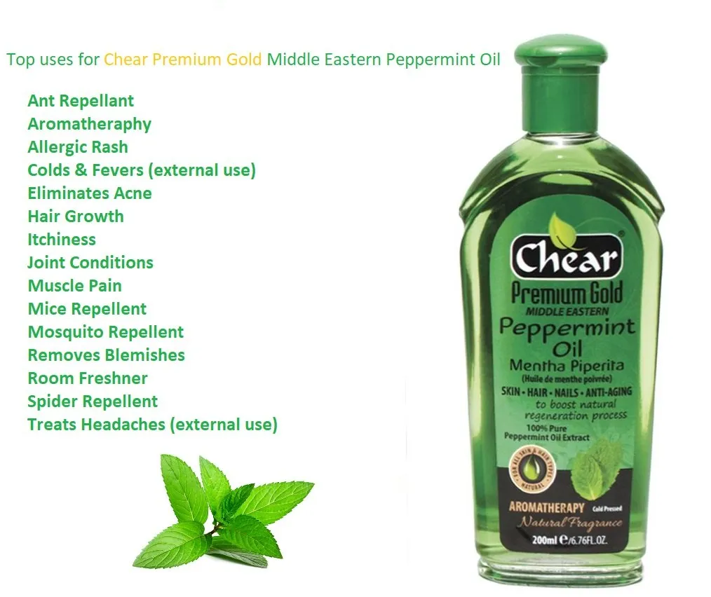 Chear Premium Gold Middle Eastern Peppermint Oil 200ml