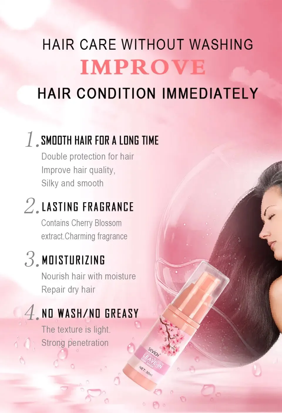 Cherry Blossom Leave-in Hair Mask
