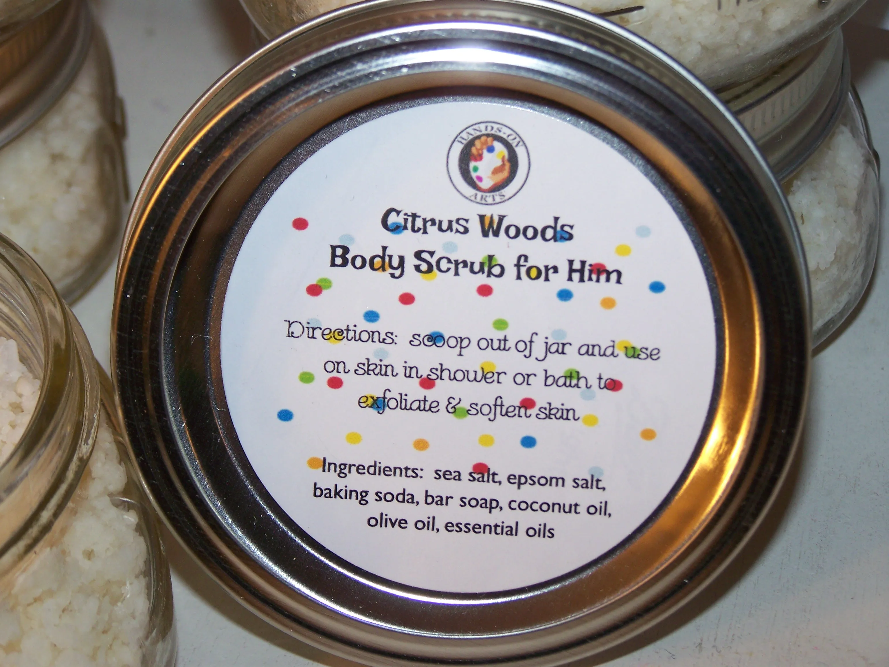 Citrus Woods Body Scrub for Him