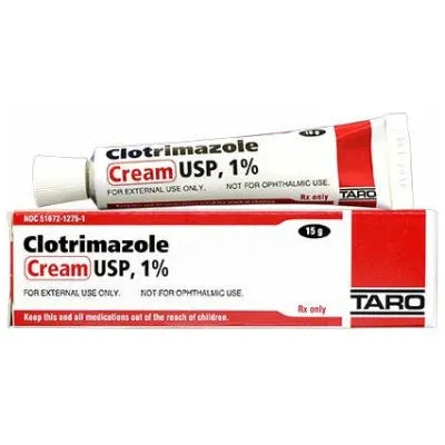Clotrimazole 1% Antifungal Cream 0.5 oz by Taro