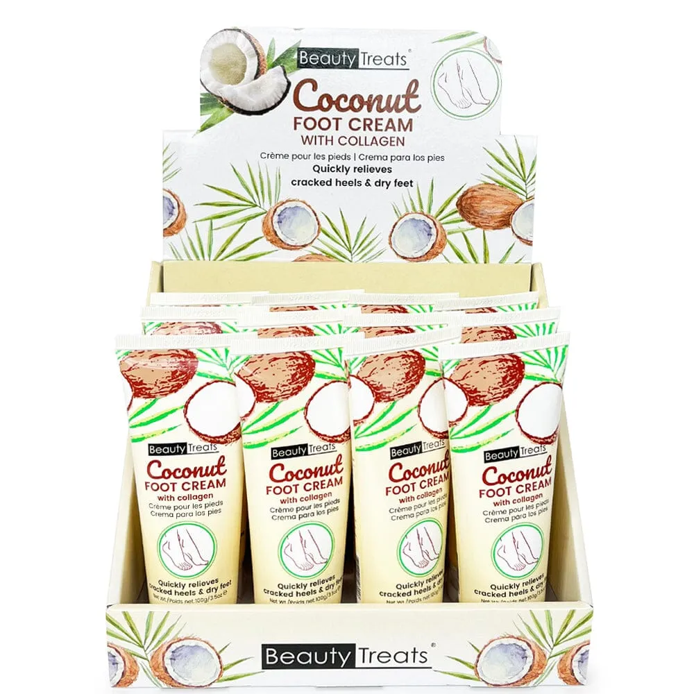 Coconut Foot Cream With Collagen (12 units)