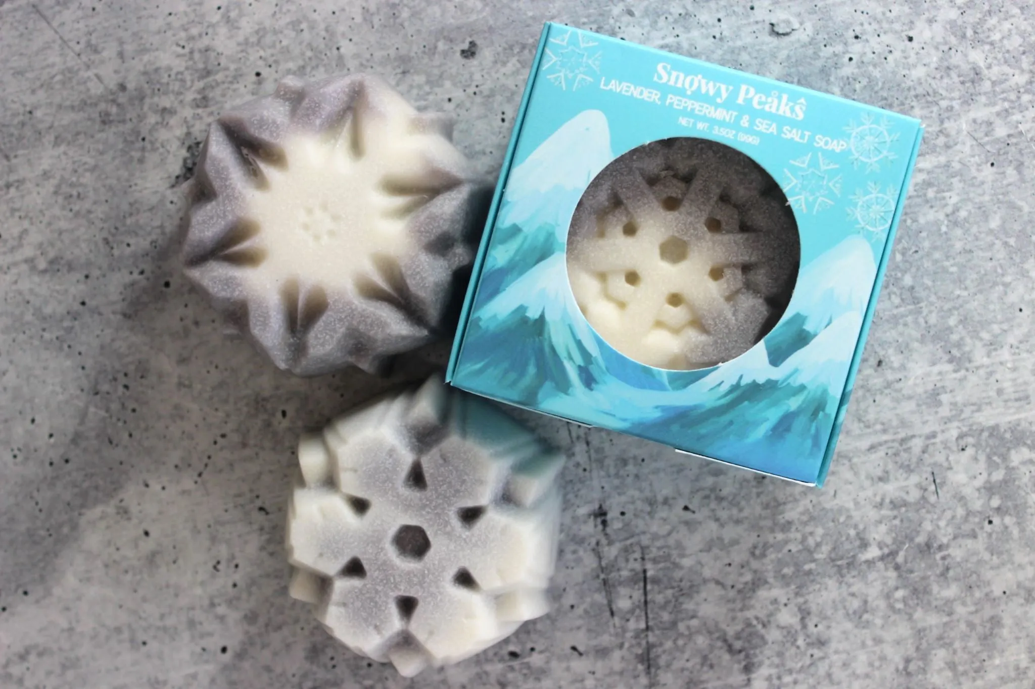 Coconut Oil and Sea Salt Soap | Snowflake Soaps