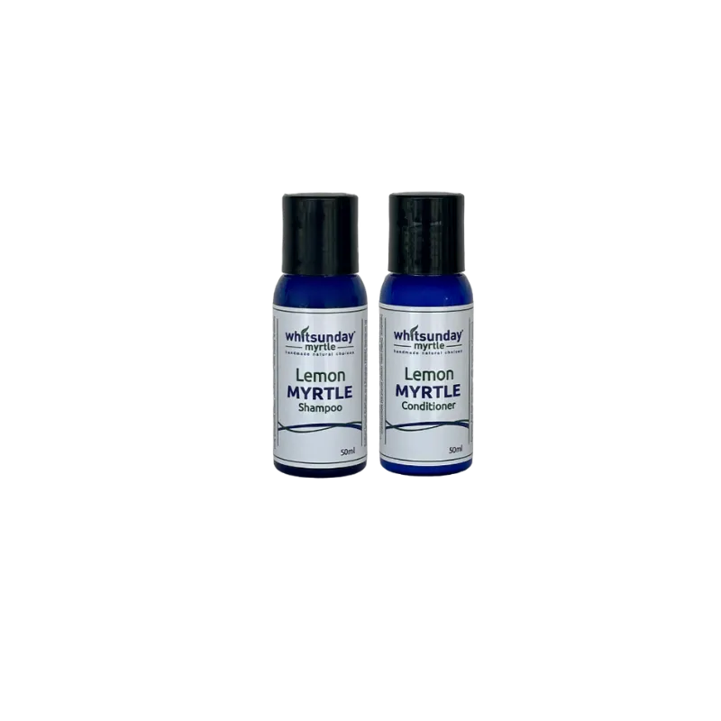 Combo Lemon Myrtle Shampoo and Conditioner Travellers Essentials