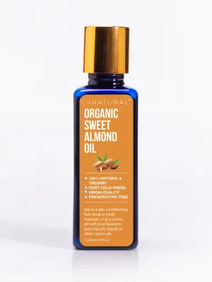 Conatural Organic Sweet Almond Oil 120ml