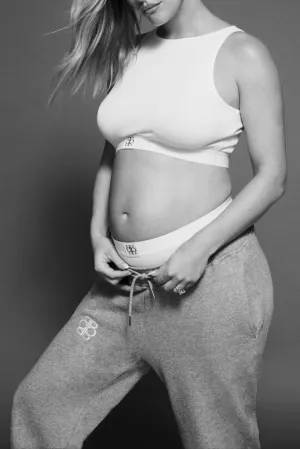 Cotton Rib Crop Top - Ivory