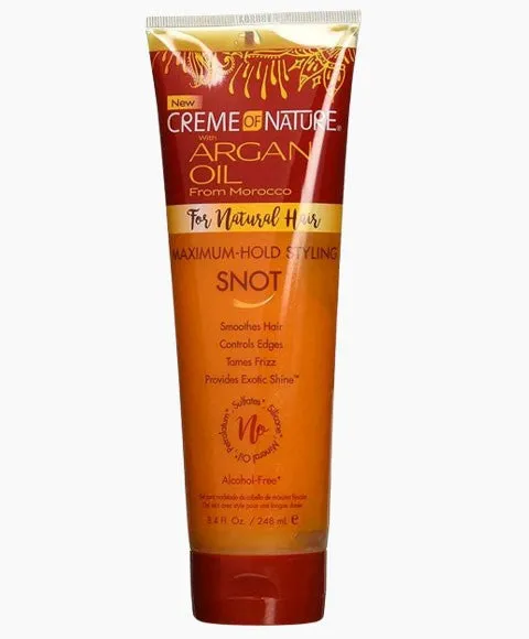 Creme Of Nature Argan Oil Maximum Hold Styling Snot