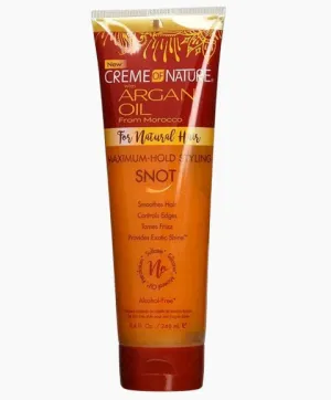 Creme Of Nature Argan Oil Maximum Hold Styling Snot