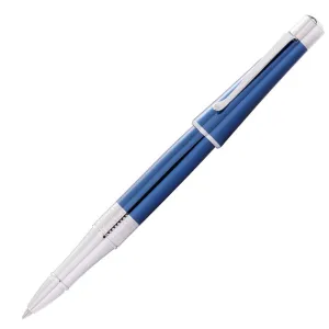 Cross Beverly Rollerball Pen - Translucent Blue Lacquer