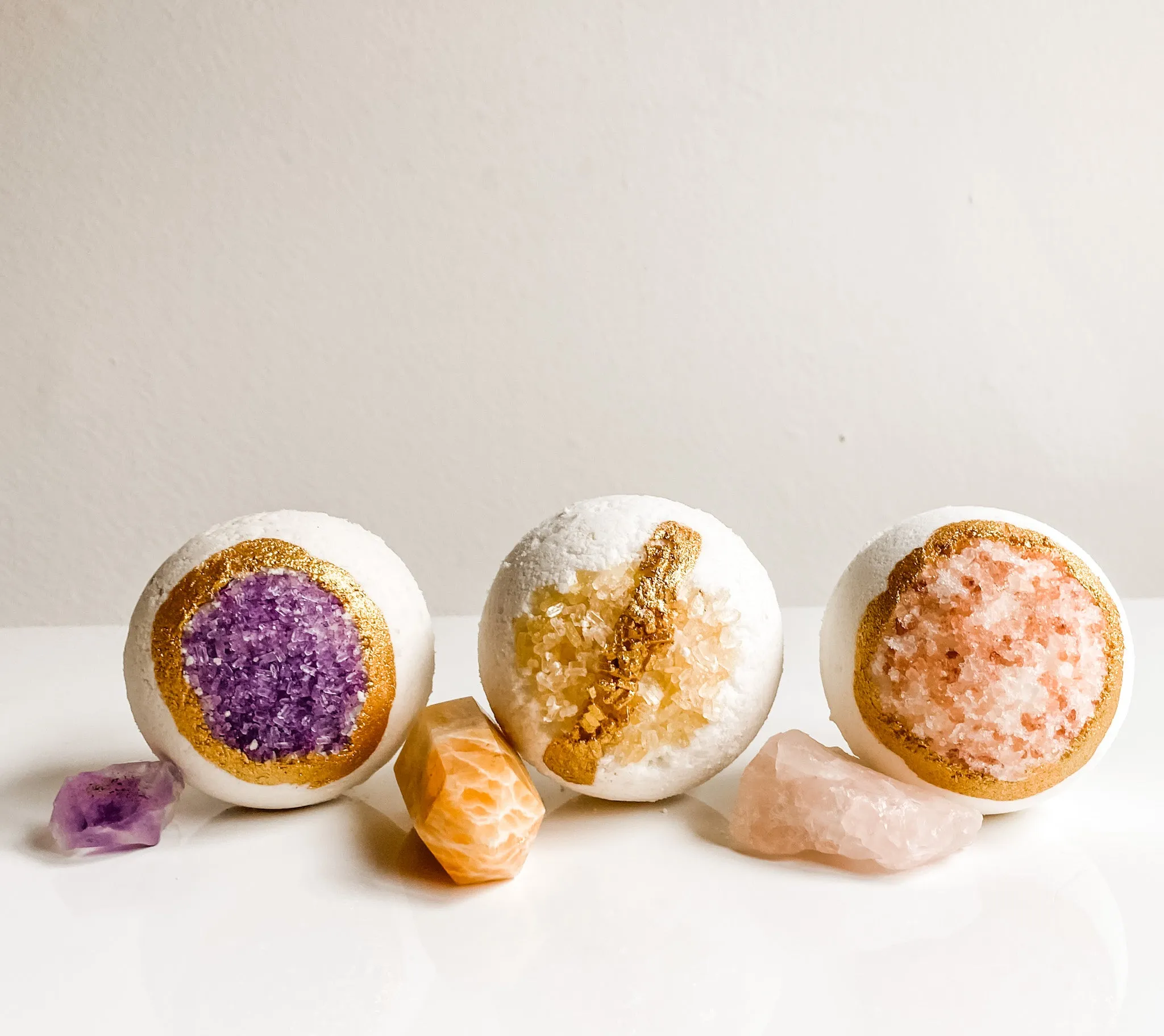 Crystal bath bomb gift set | Hidden Forest Naturals