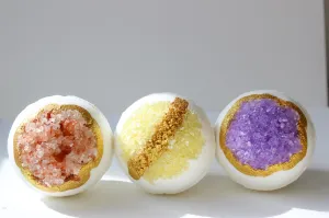 Crystal bath bomb gift set | Hidden Forest Naturals