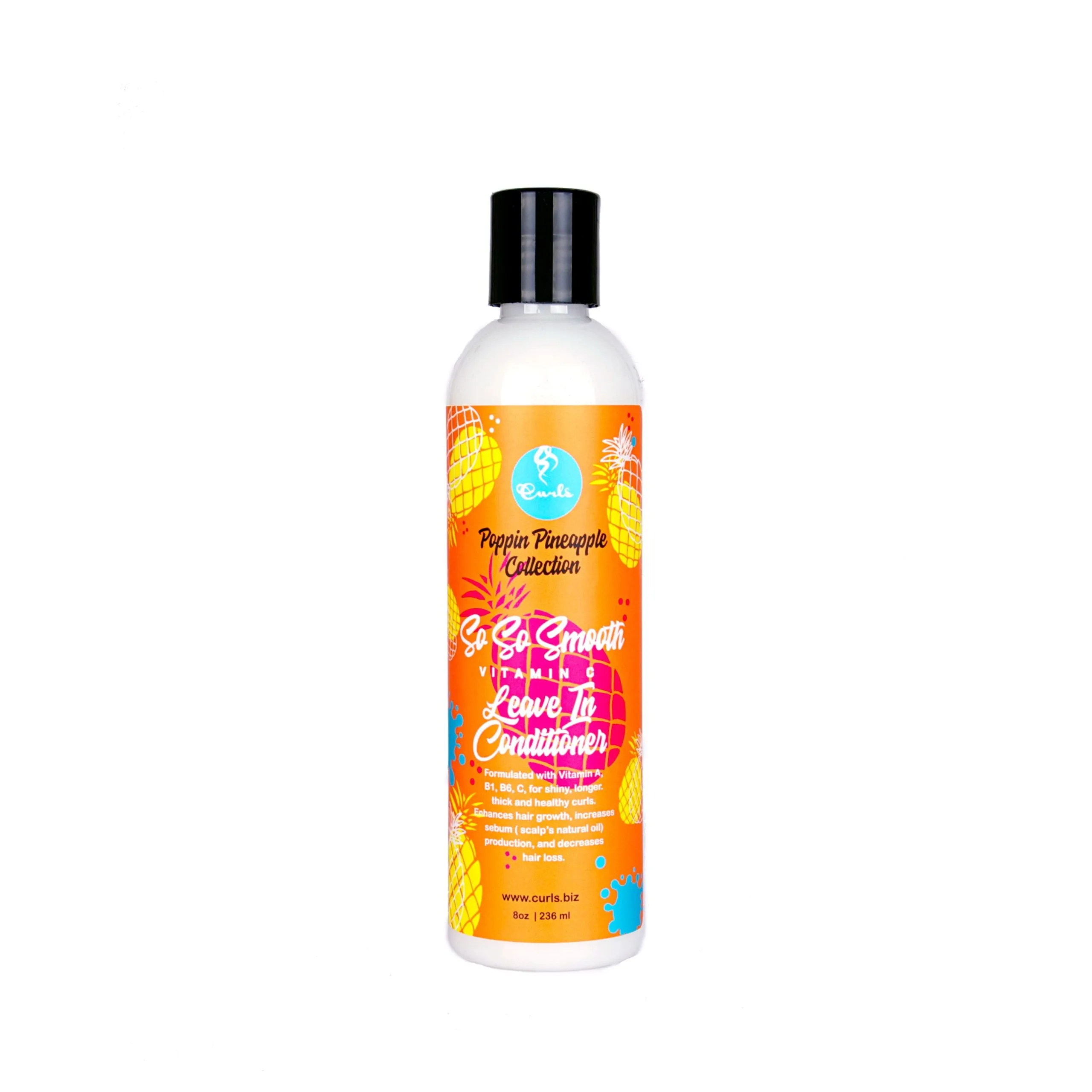 Curls Poppin Pineapple Collection So So Smooth Vitamin C Leave In Conditioner (8oz)