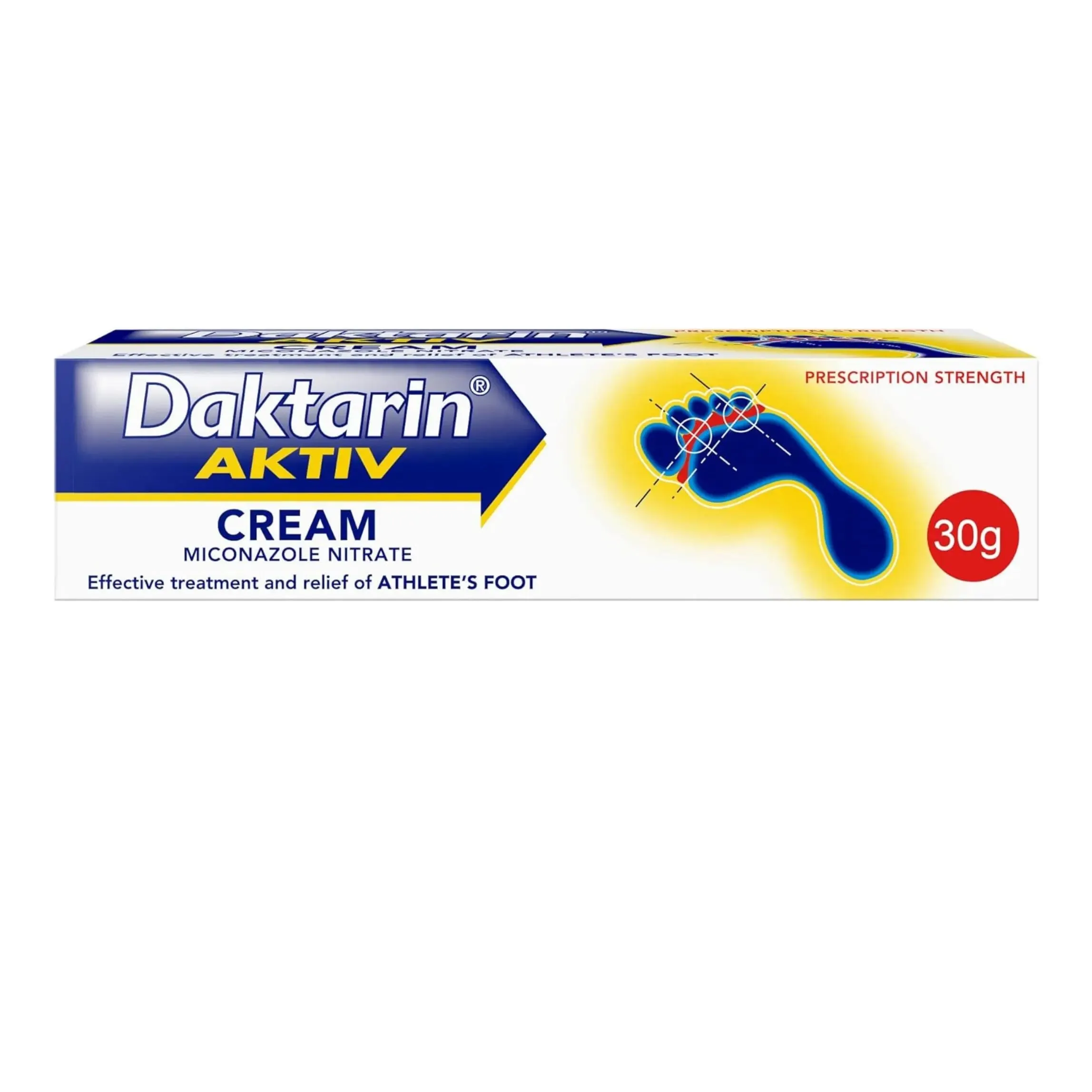 Daktarin Activ Athlete's Foot Cream 2% 30g