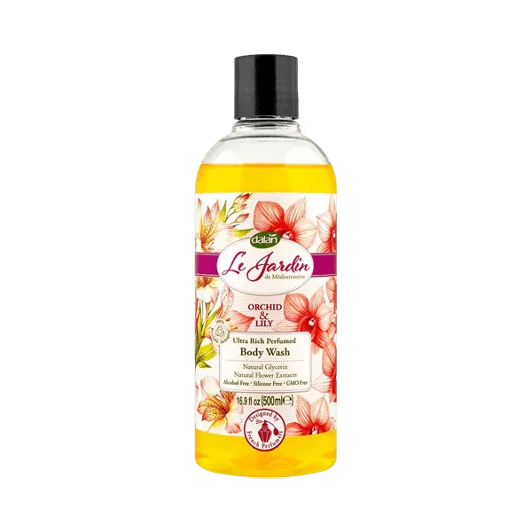 DALAN LE JARDIN ORCHID & LILY BODY WASH 500ML