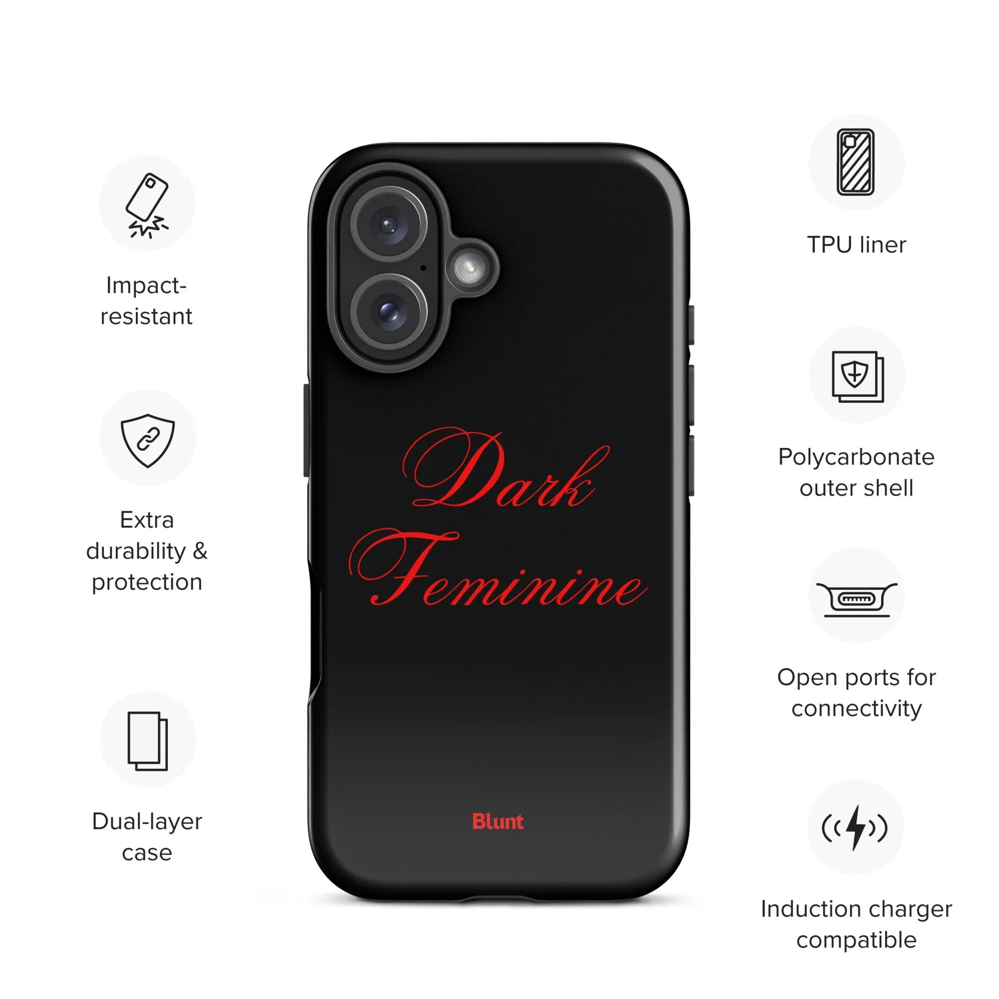 Dark Feminine iPhone Case