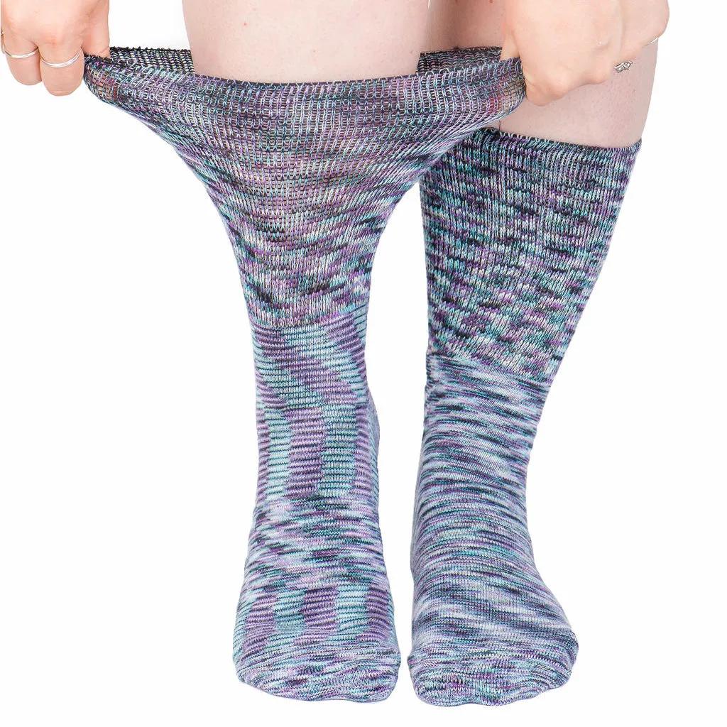 Diabetic Socks - Cosmic Purple