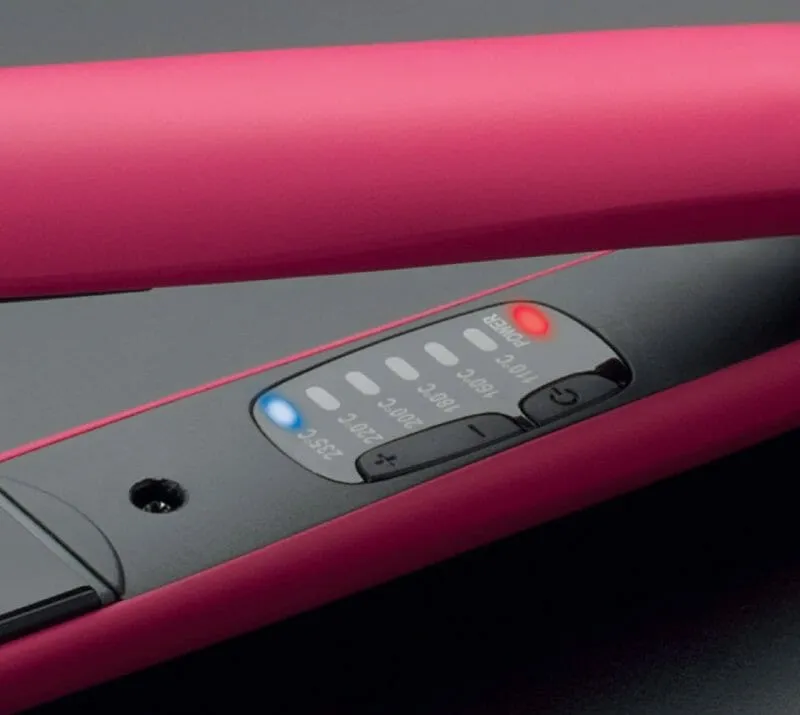 Diva Pro Styling Digital Hair Straightener Magenta Pink